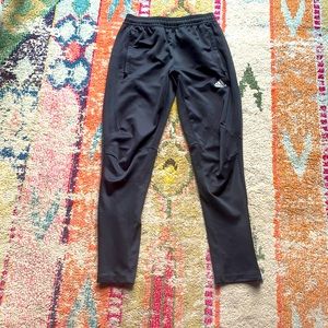 Girls black  running sport Adidas pants